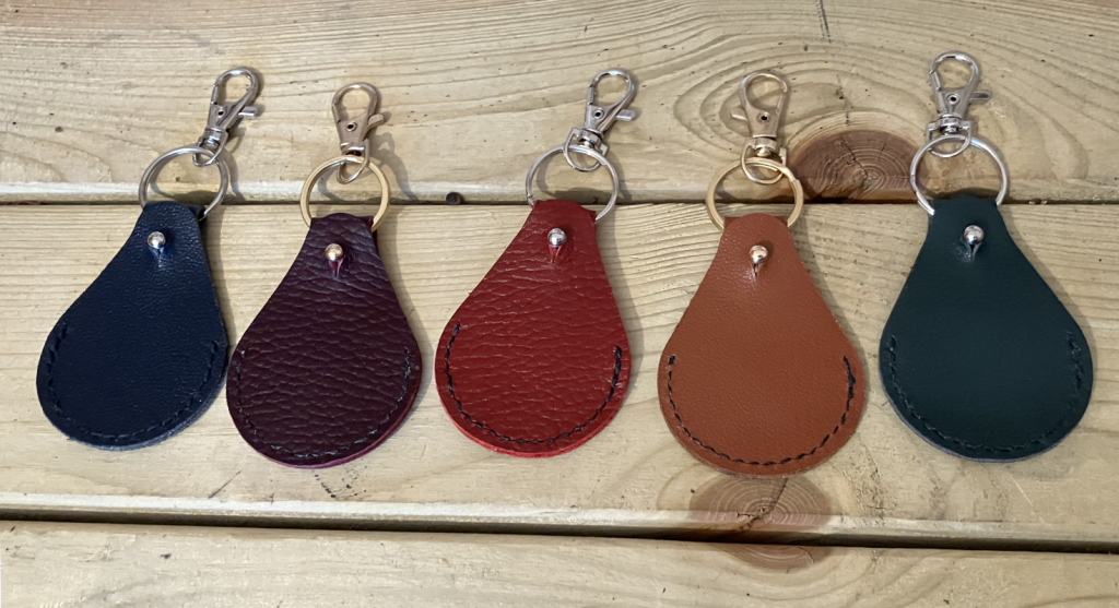 A selection of keyrings.